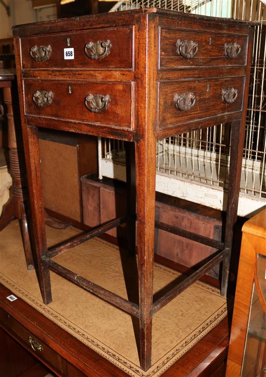 Regency mahogany work table